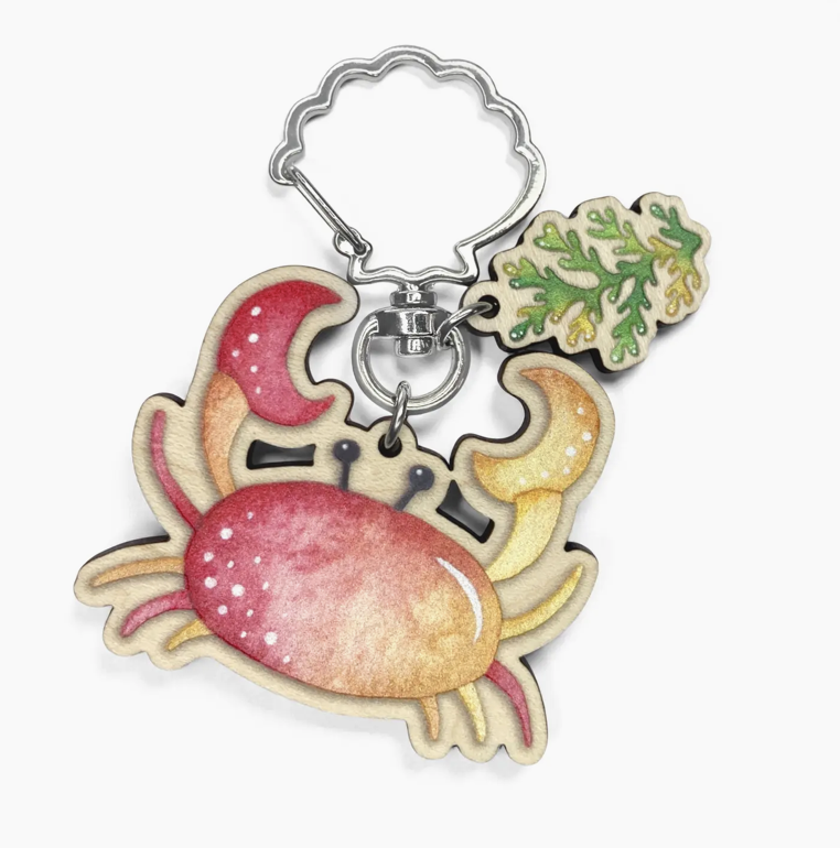East Neuk Crafts Crab Keyring